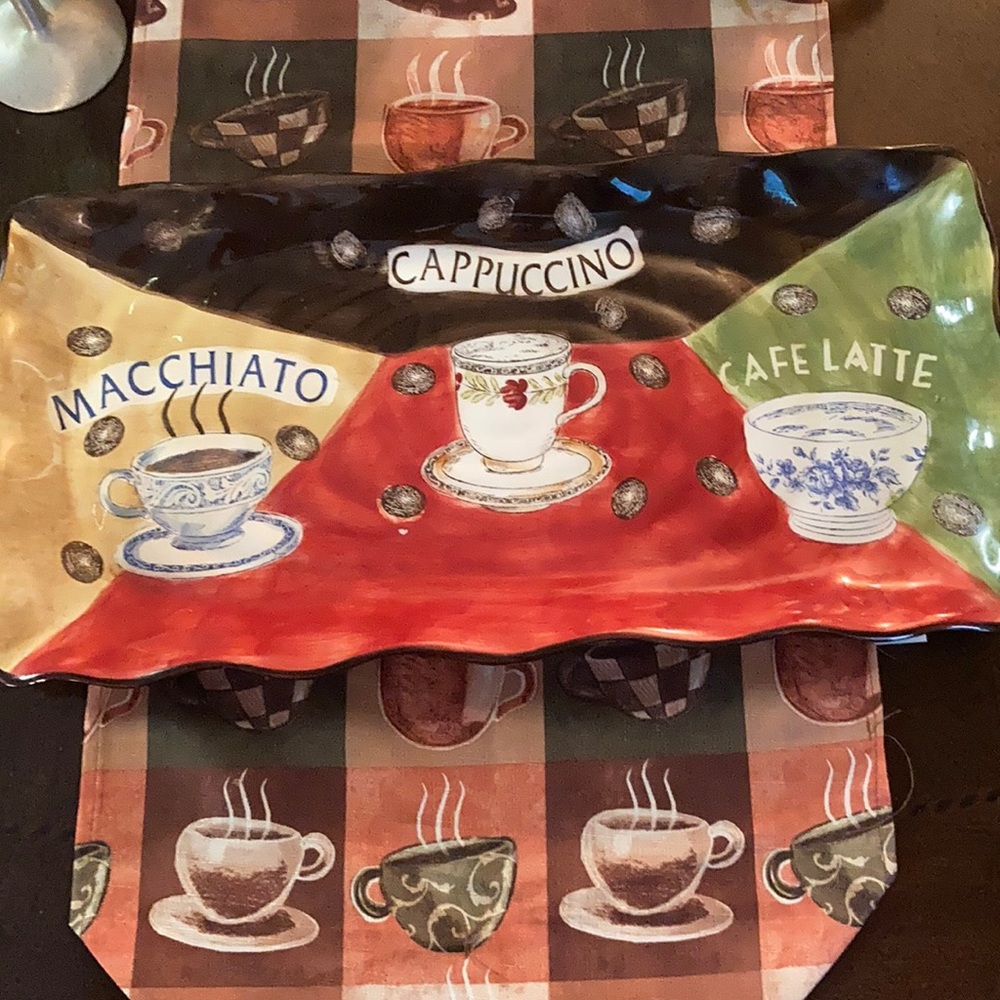 Coffee theme tray
